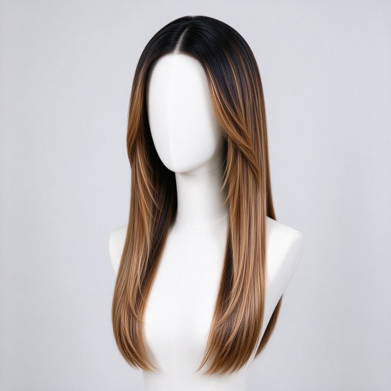 Caramel Balayage Straight